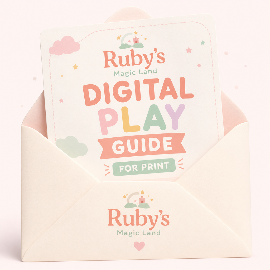 Ruby's Magic Land — premium baby brand logo